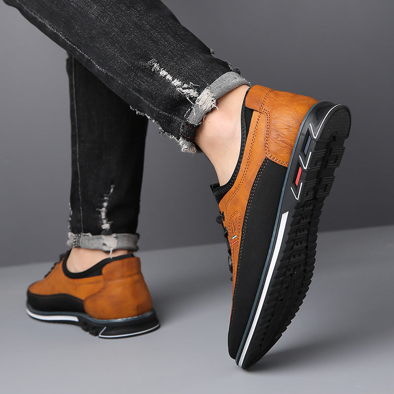 Herren Orthopädische Komfortschuhe Klassische Schnürschuhe Leder - Image 4