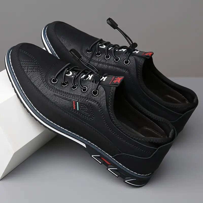 Herren Orthopädische Komfortschuhe Klassische Schnürschuhe Leder - Image 11