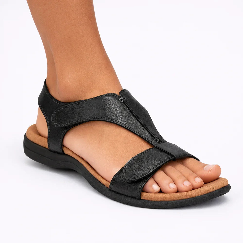 Damen Orthopädische Komfort Sandalen Verstellbar Gepolstertes Fußbett - Image 3