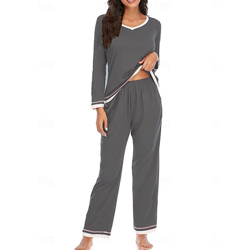 Damen Loungewear Set Zweiteiler bequem - Image 9