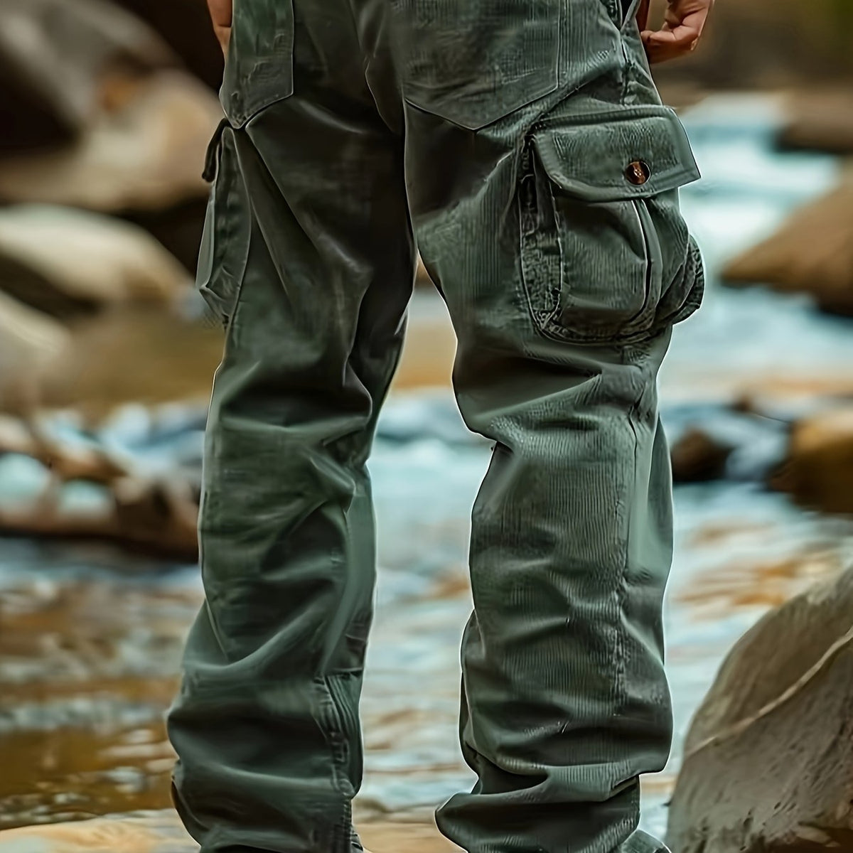 Herren Cargohose Relaxed Fit Utility Winter