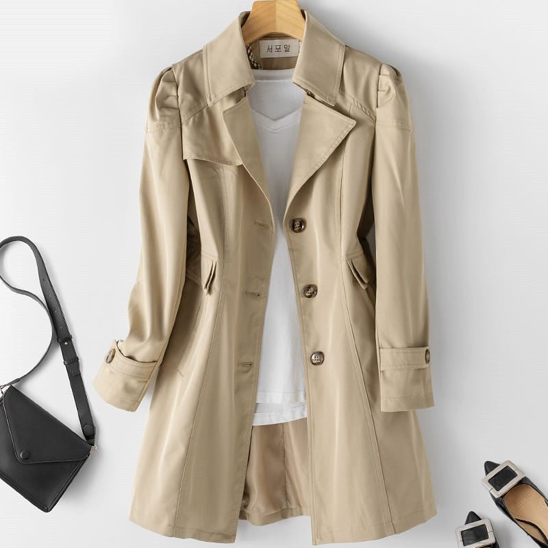 Damen Trenchcoat Klassisch - Image 4