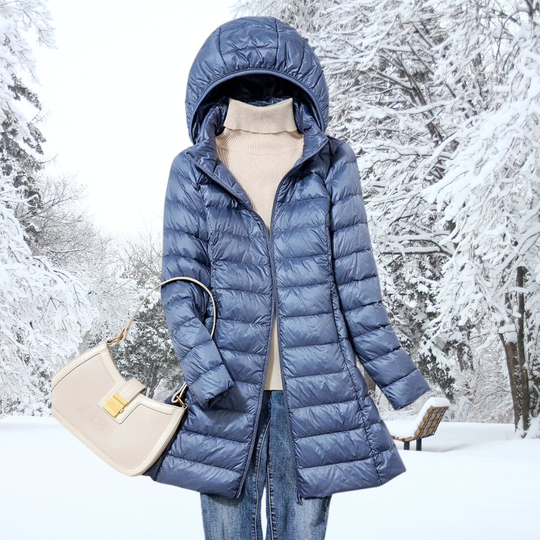 Damen Leichte Jacke Abnehmbare Kapuze - Image 3