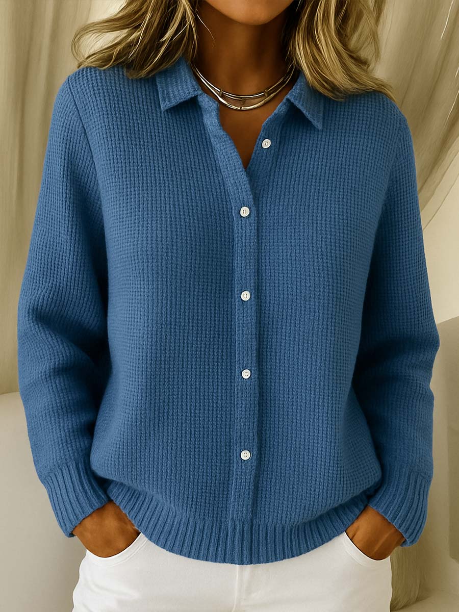 Damen Strickjacke Klassisch mit Knöpfen - Image 4