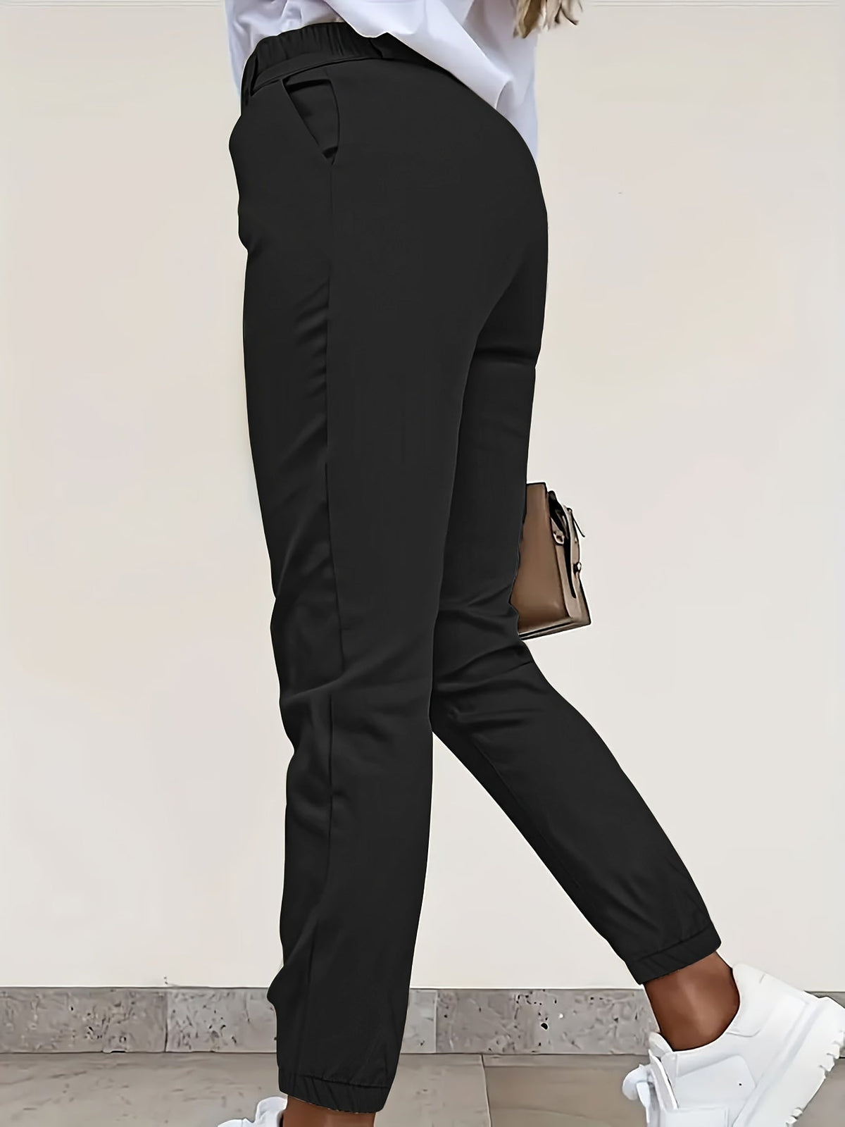Damen Slim Fit Stoffhose Tailliert - Image 4