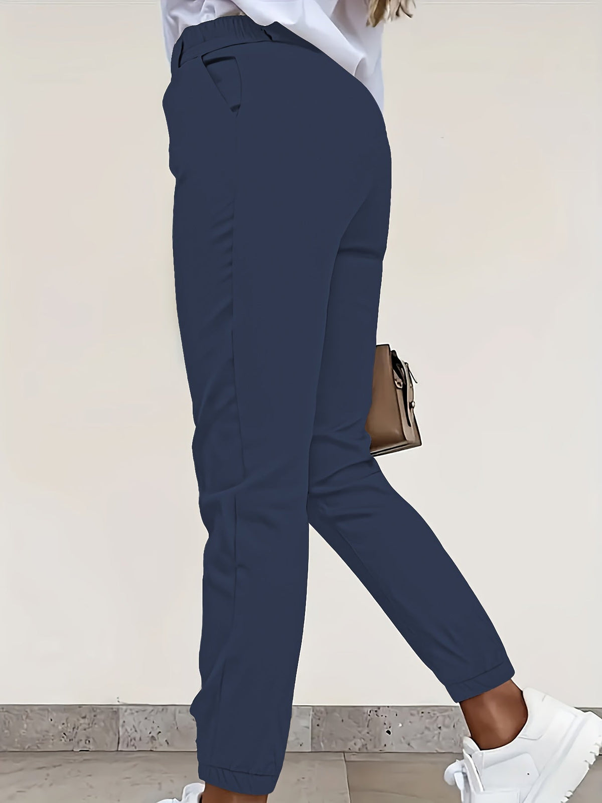 Damen Slim Fit Stoffhose Tailliert - Image 8