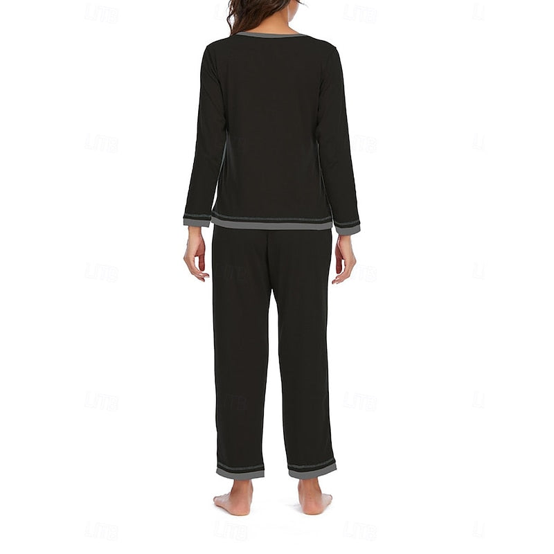 Damen Loungewear Set Zweiteiler bequem - Image 8