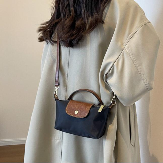 Damen Mini Crossbody Bag Kleine Umhängetasche Zweifarbig - Image 2
