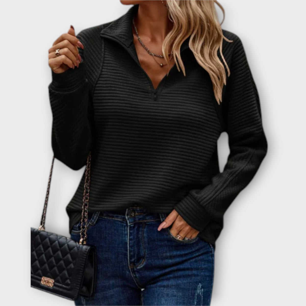 Damen Pullover V-Ausschnitt - Image 4