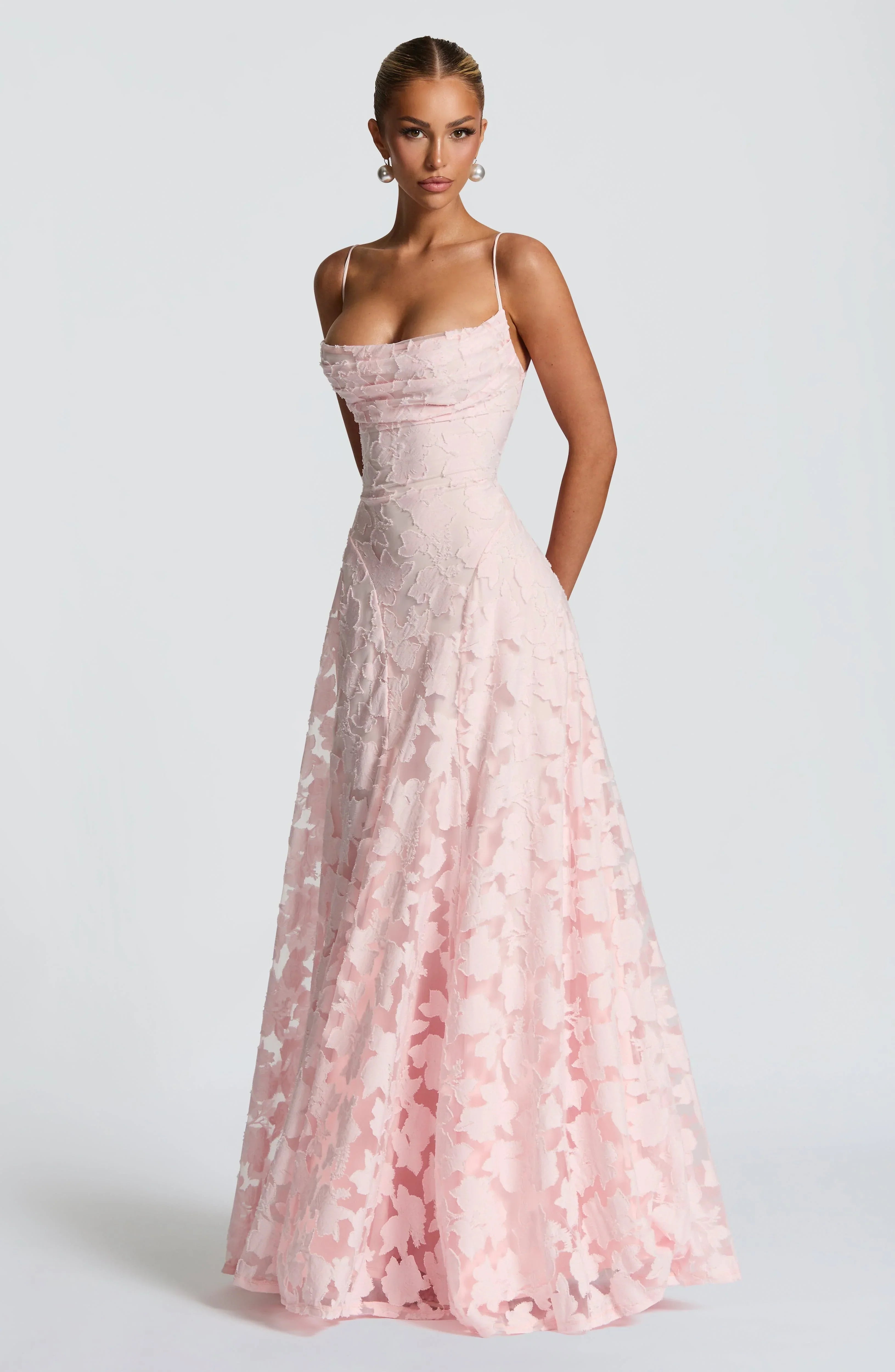 Damen Blumen Maxikleid Träger - Image 2