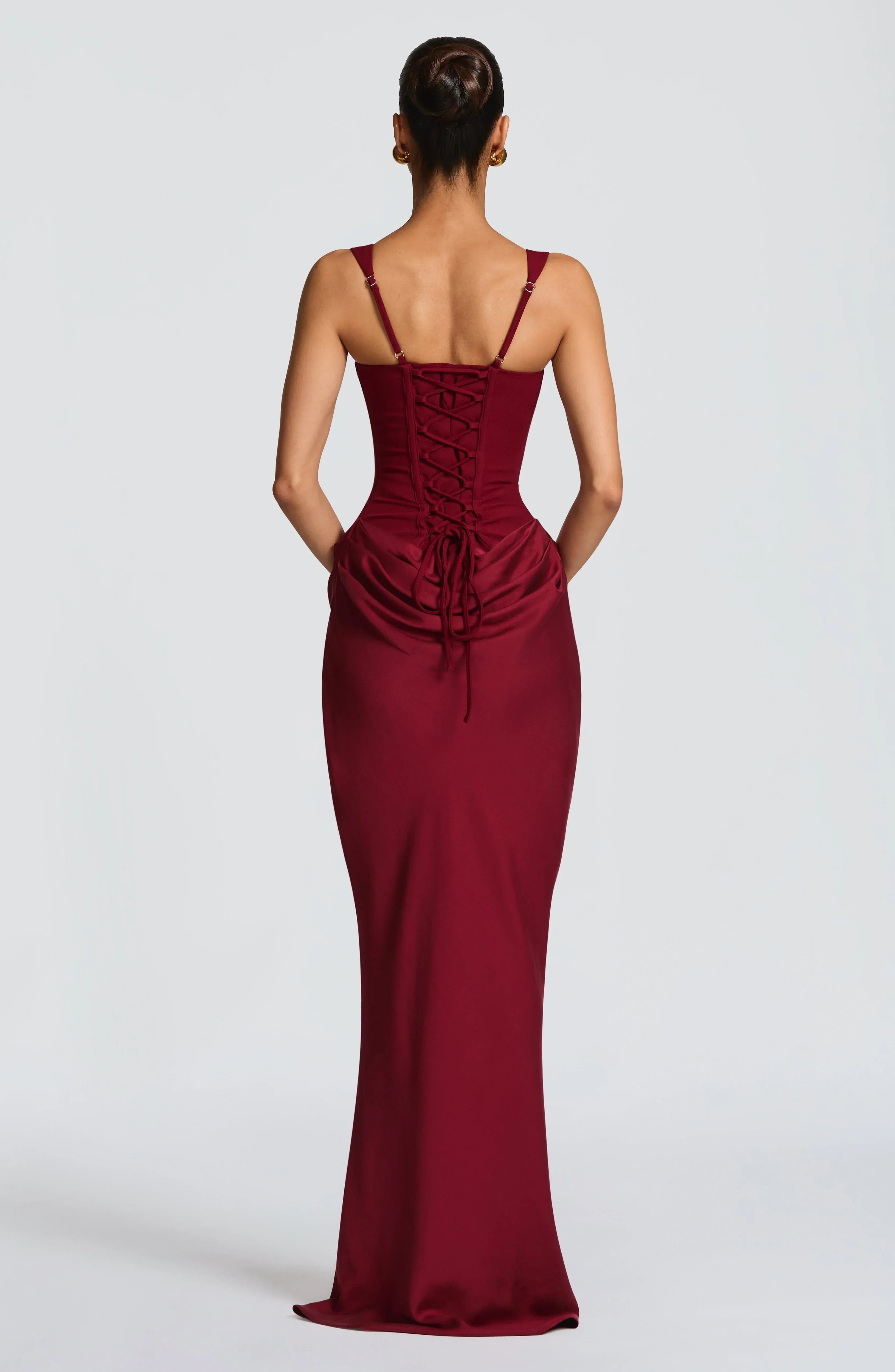 Damen Maxikleid rückenfrei figurbetont - Image 11