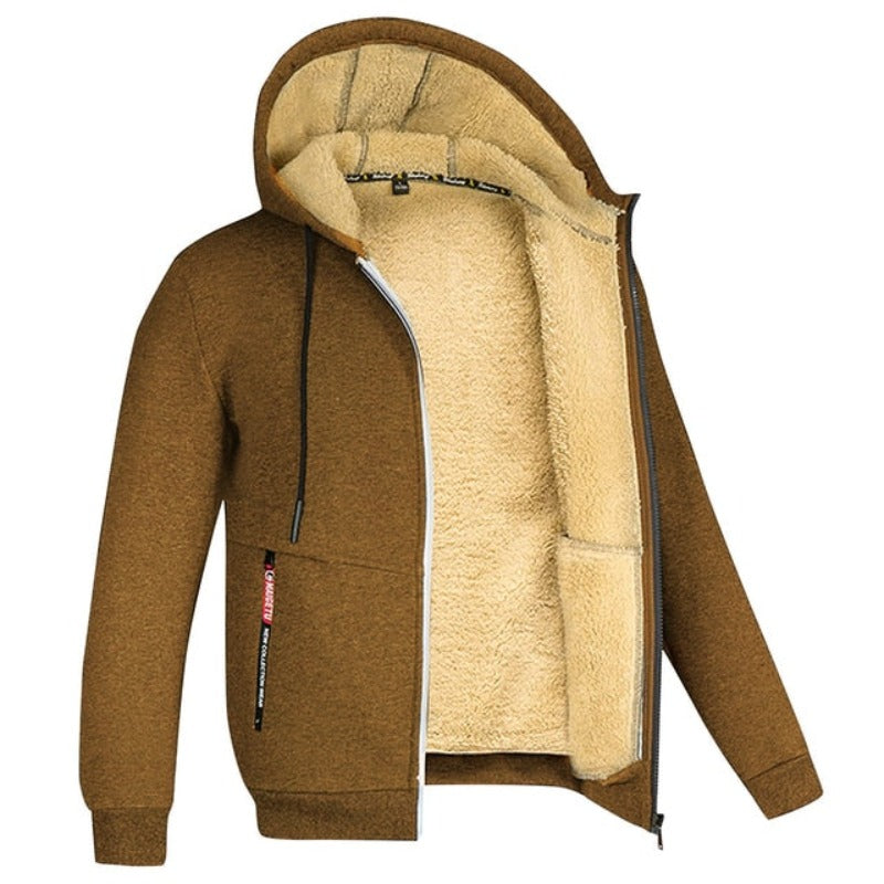 Herren Fleece Reißverschluss Weste Sherpa Gefüttert - Image 9
