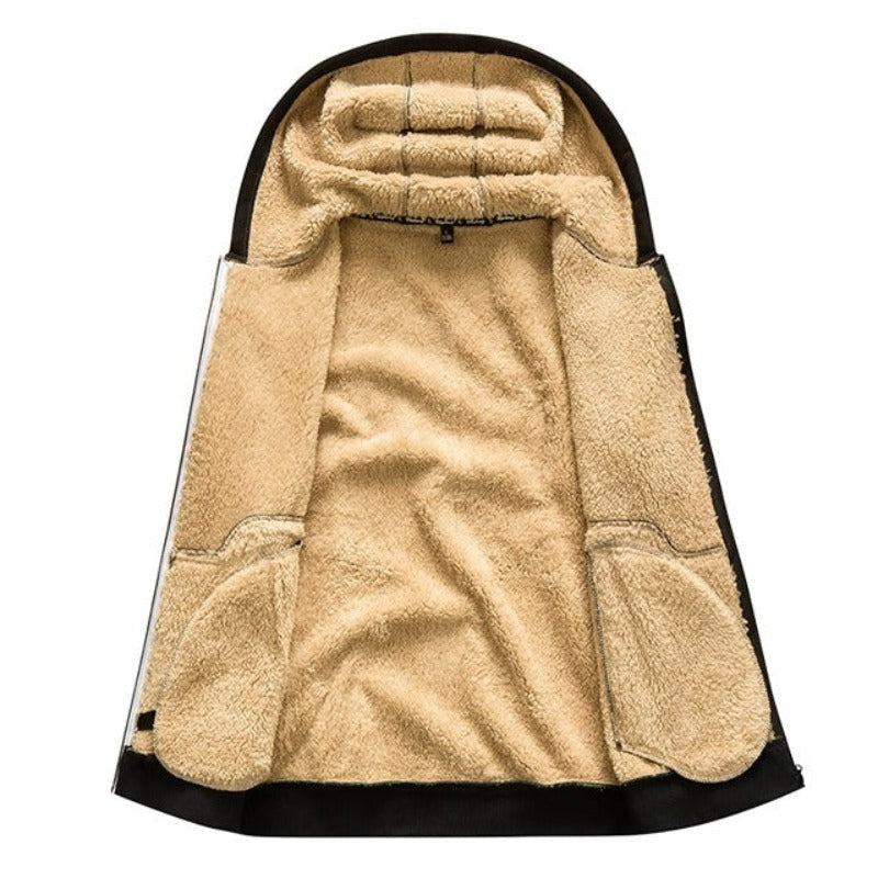 Herren Fleece Reißverschluss Weste Sherpa Gefüttert - Image 10