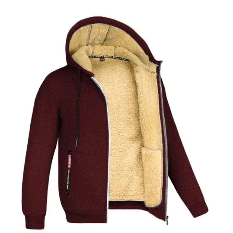 Herren Fleece Reißverschluss Weste Sherpa Gefüttert - Image 3