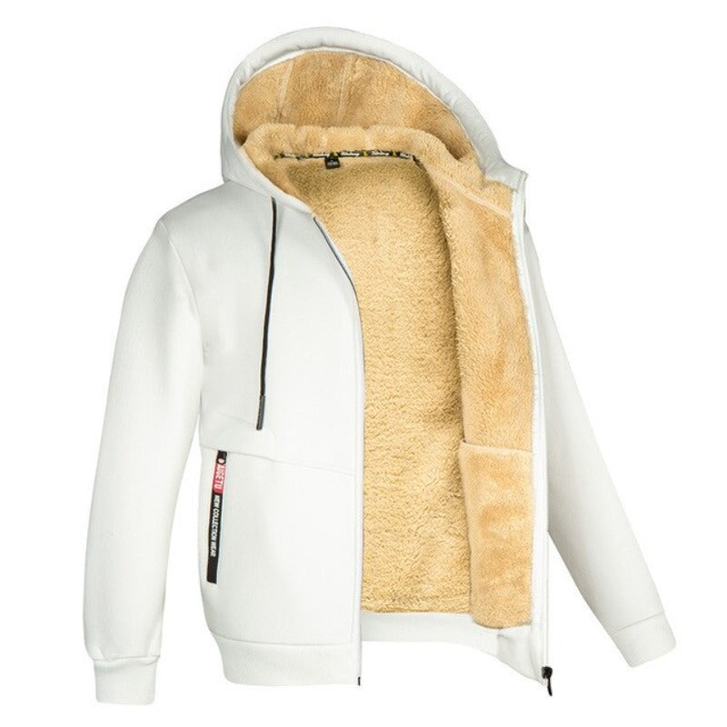 Herren Fleece Reißverschluss Weste Sherpa Gefüttert - Image 4