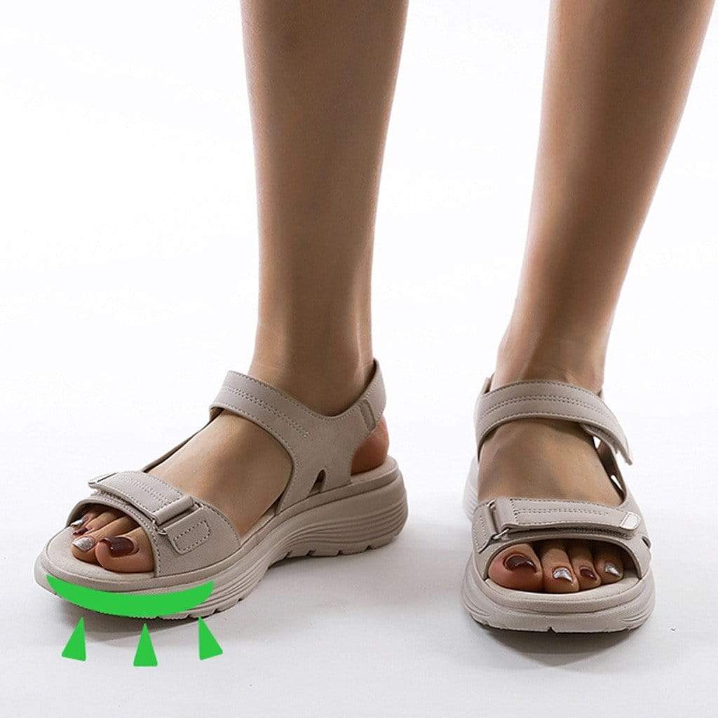 Damen Orthopädische Sandalen Bequem Fußgewölbeunterstützung - Image 4