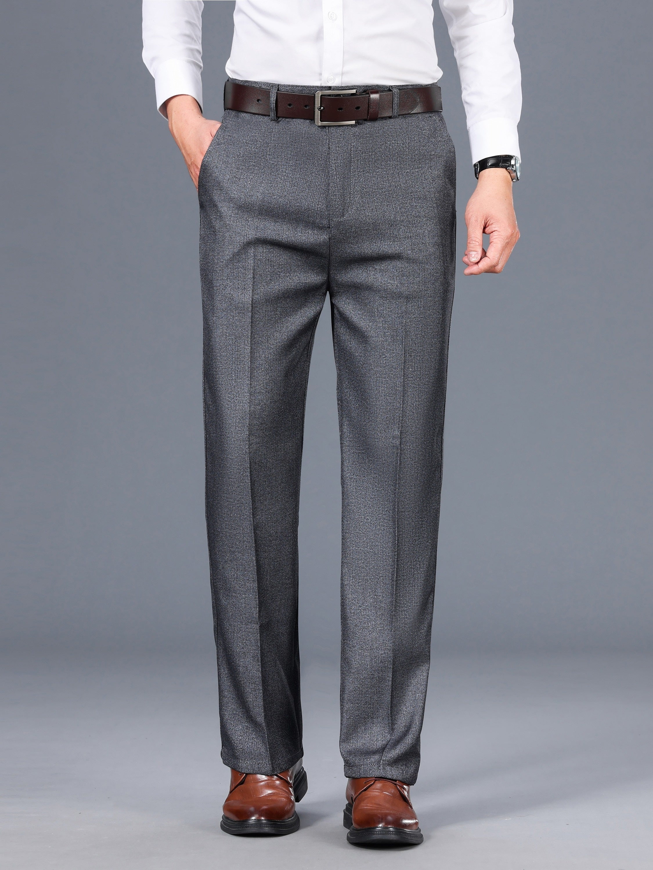 Damen Stoffhose Gerades Bein Business Tailored Fit - Image 3