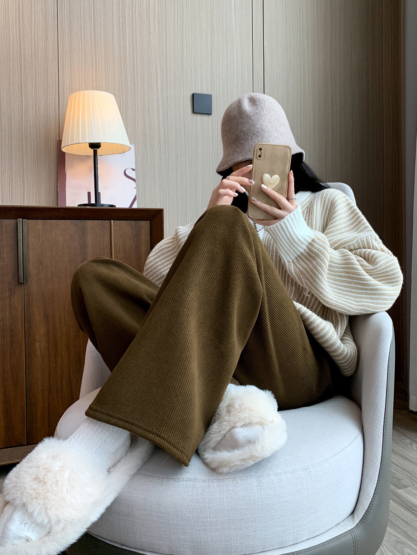 Damen Fleece Weithose - Image 4
