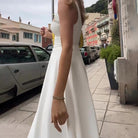 Damen Trägerkleid French-Ausschnitt Ärmellos - Image 4