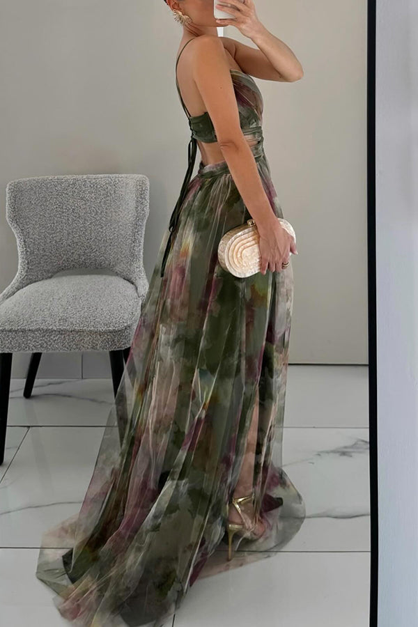 Damen Florales Maxikleid Elegant - Image 4