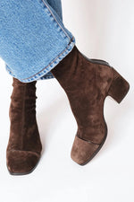 Sybilla - Bottines femme à talons avec bout carré