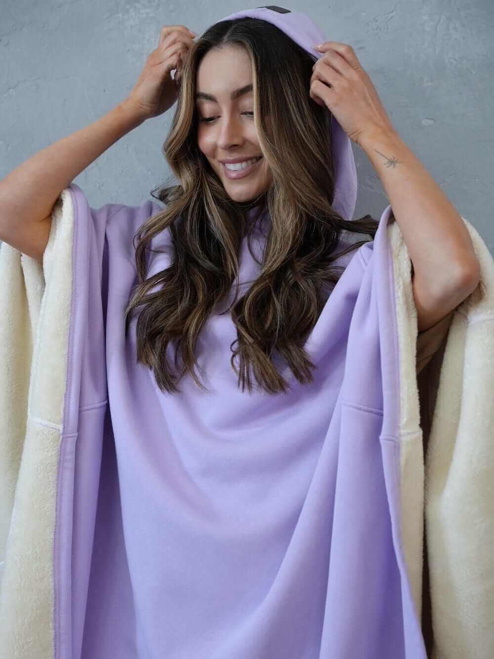 Damen Gewichteter Hoodie Oversized Kapuzenpullover Anti-Stress - Image 8