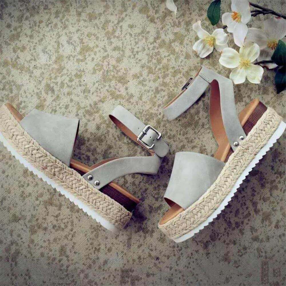 Damen Sommersandalen Flach Bequem Elegant - Image 14