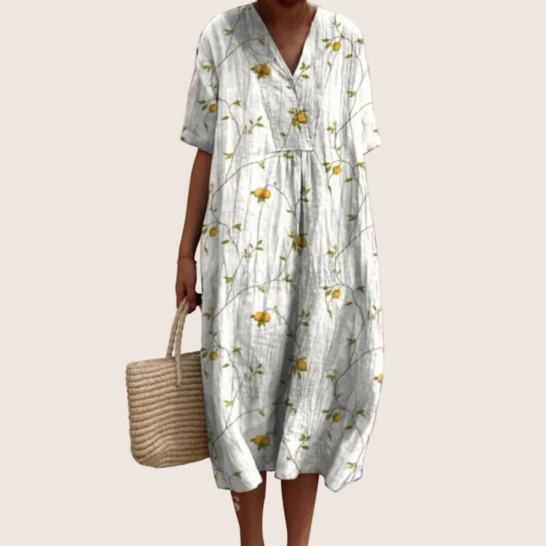 Damen Geblümtes Sommerkleid - Image 10