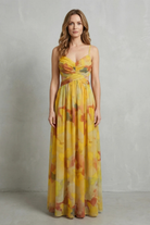 Damen Wasserfarben Maxikleid ärmellos Hochzeitsgast - Image 12