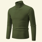 Sylvain – Camisola de gola alta grossa para homem