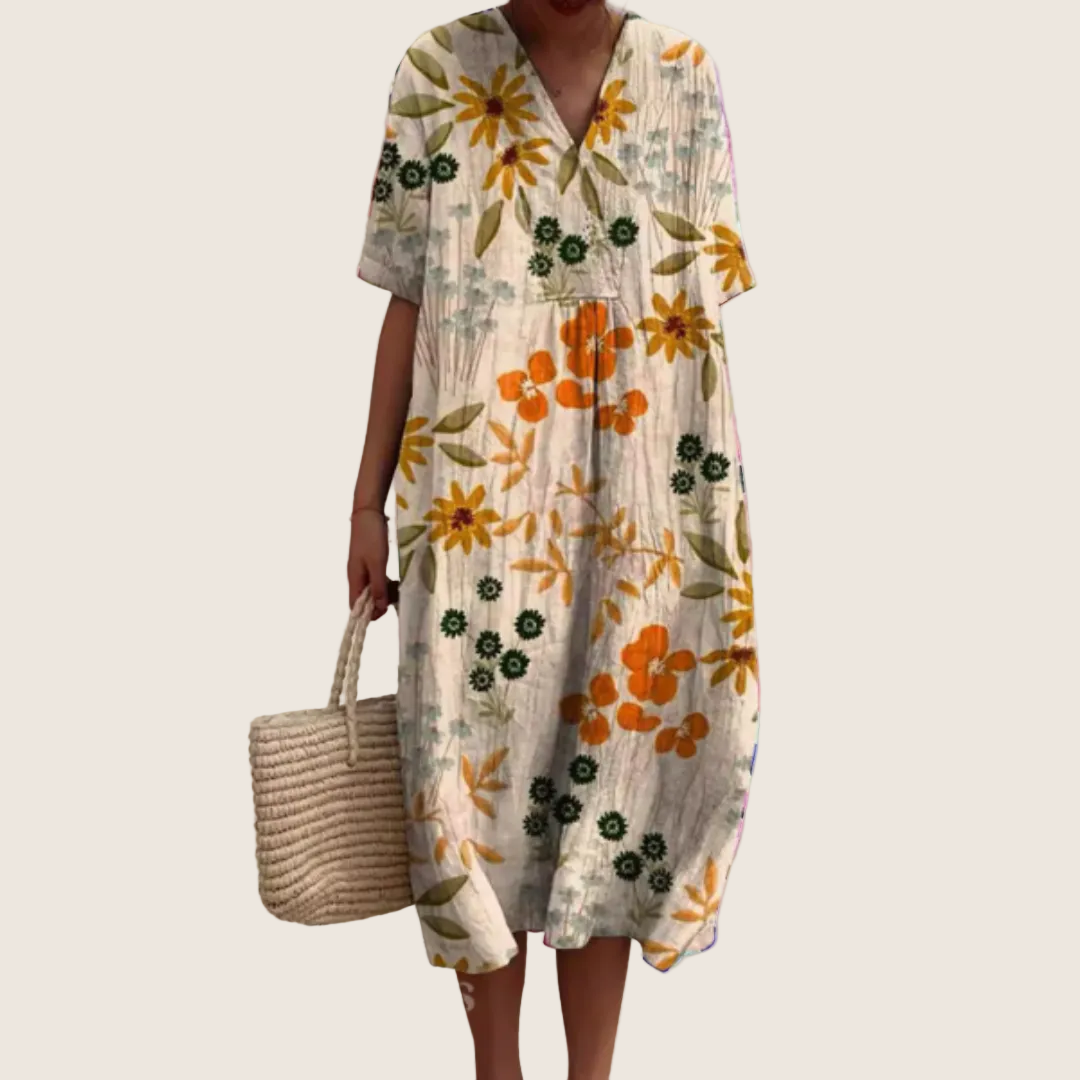 Damen Geblümtes Sommerkleid - Image 15