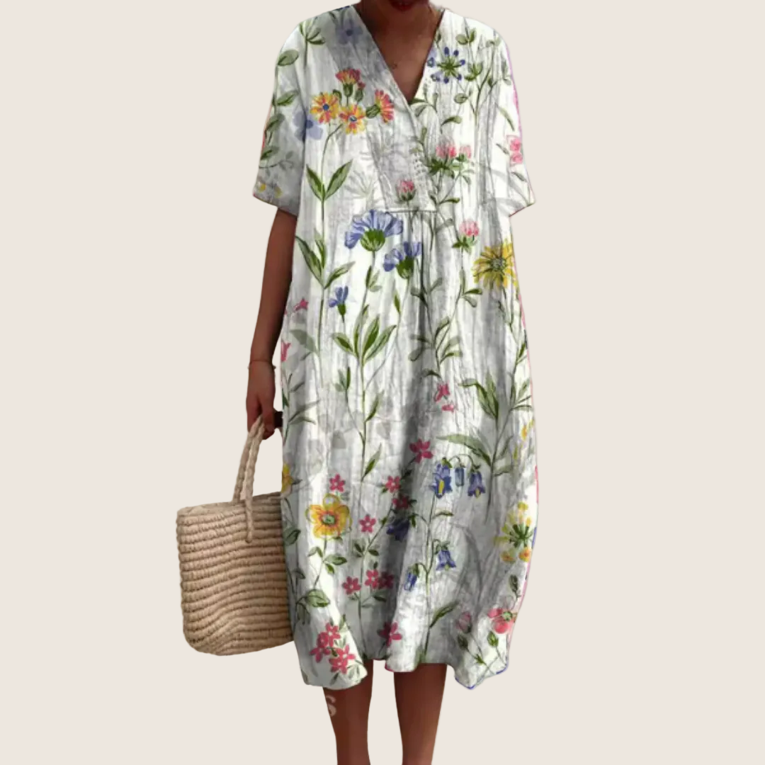 Damen Geblümtes Sommerkleid - Image 16