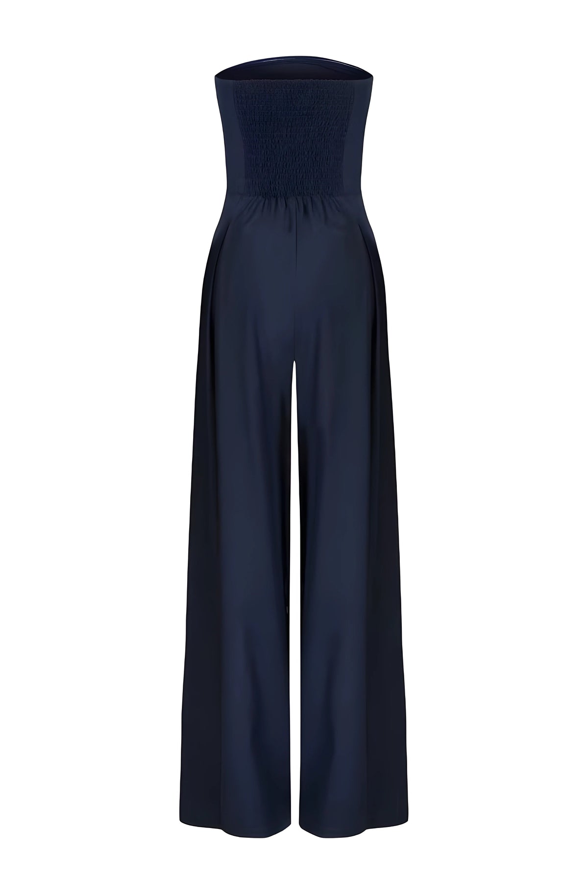 Trägerloser Jumpsuit Damen Elegant Weites Bein - Image 3