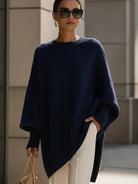 Damen Oversize Strickpullover Rundhals gestrickt - Image 7