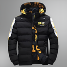 Herren Pufferjacke mit Kapuze warm modisch