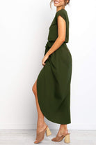 Damen Knöchellanges Kleid Lässig - Image 4