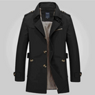 Herren Trenchcoat Klassisch Wasserabweisend - Image 3