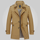 Herren Trenchcoat Klassisch Wasserabweisend - Image 5