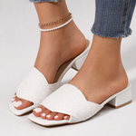 Magdalena - Geflochtene Damen Mule Sandalen
