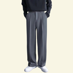 Maurell – Pantalones para hombre de corte relajado