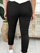 Damen Schlupfhose Kordelzug Relaxed Fit schmal zulaufend - Image 2