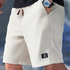 Herren Shorts Kordelzug elastischer Bund Sweatshorts