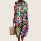 Damen Geblümtes Sommerkleid - Image 6