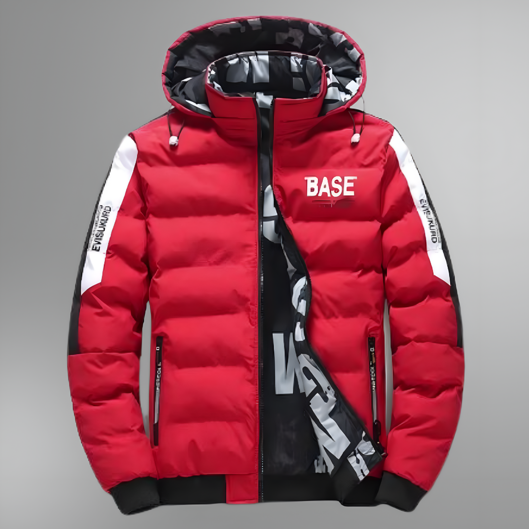 Herren Pufferjacke mit Kapuze warm modisch - Image 2