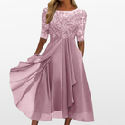 Damen Spitzenkleid Midi Festlich - Image 2