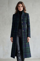 Damen Wollmix Mantel Highland Karo - Image 2