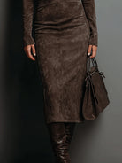 Damen Midi Kleid Tailliert - Image 3