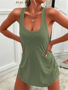 Damen Tanktop Elegant Bequem Basic Trägertop - Image 7