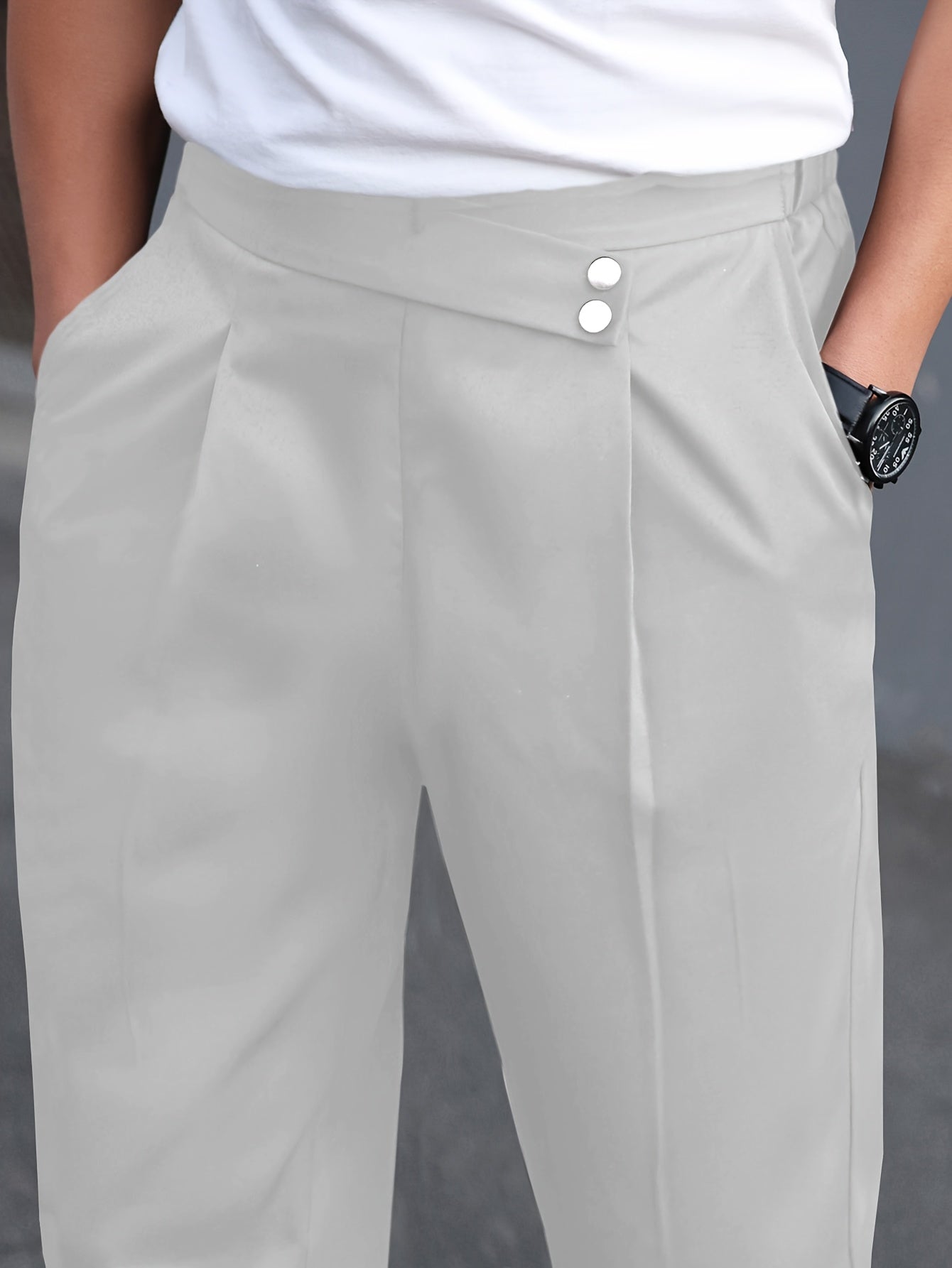 Herren Bundfaltenhose Elegante Winterhose Maßgeschneidert - Image 13
