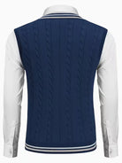 Herren Strick V-Ausschnitt Weste - Image 38